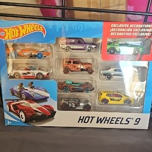 HOT WHEELS 9-Pack Die-Cast Cars Set - NEW